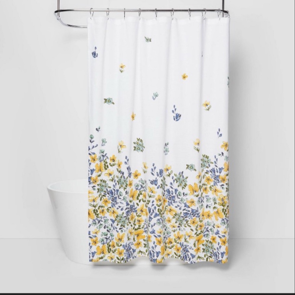 Threshold Flower Shower Curtain